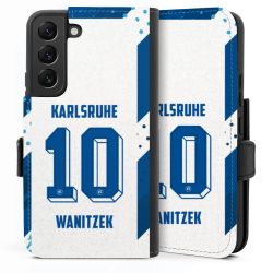 Sideflip mit langer Lasche schwarz