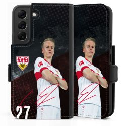 Sideflip mit langer Lasche schwarz