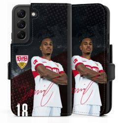 Sideflip mit langer Lasche schwarz