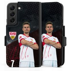 Sideflip mit langer Lasche schwarz