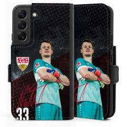 Sideflip mit langer Lasche schwarz