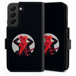 Sideflip mit langer Lasche schwarz