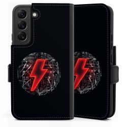 Sideflip mit langer Lasche schwarz