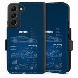 Sideflip Fodral med flap svart