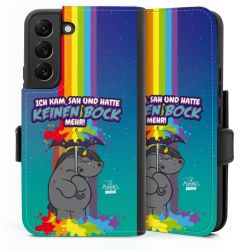 Sideflip mit langer Lasche schwarz