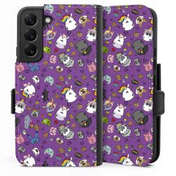 Sideflip mit langer Lasche schwarz