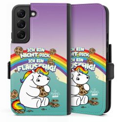 Sideflip mit langer Lasche schwarz