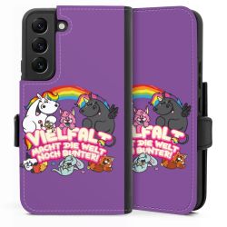 Sideflip mit langer Lasche schwarz