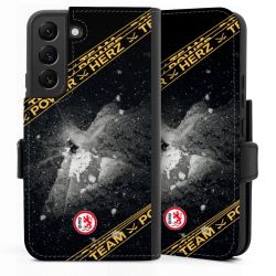 Sideflip mit langer Lasche schwarz