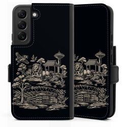 Sideflip mit langer Lasche schwarz