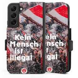 Sideflip mit langer Lasche schwarz