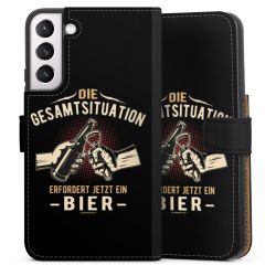 Sideflip mit langer Lasche schwarz