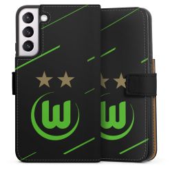 Sideflip mit langer Lasche schwarz