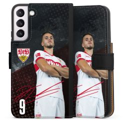 Sideflip mit langer Lasche schwarz