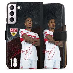 Sideflip mit langer Lasche schwarz