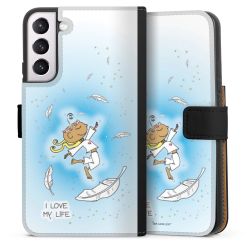 Sideflip mit langer Lasche schwarz