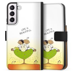 Sideflip mit langer Lasche schwarz