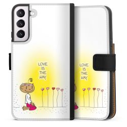 Sideflip mit langer Lasche schwarz