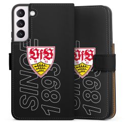 Sideflip mit langer Lasche schwarz