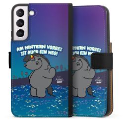 Sideflip mit langer Lasche schwarz