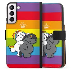 Sideflip mit langer Lasche schwarz