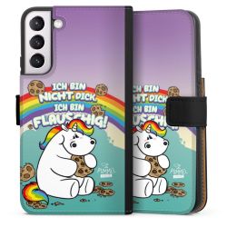 Sideflip mit langer Lasche schwarz