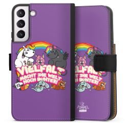 Sideflip mit langer Lasche schwarz