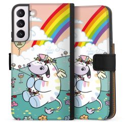 Sideflip mit langer Lasche schwarz