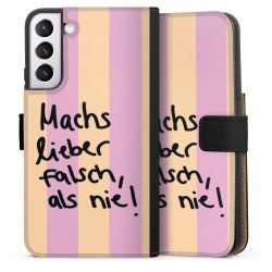 Sideflip mit langer Lasche schwarz