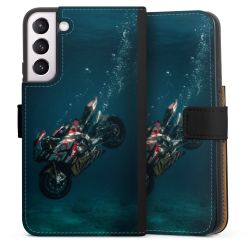 Sideflip mit langer Lasche schwarz