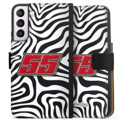 Sideflip mit langer Lasche schwarz