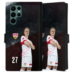 Sideflip mit langer Lasche schwarz