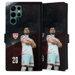 Sideflip mit langer Lasche schwarz