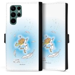 Sideflip mit langer Lasche schwarz