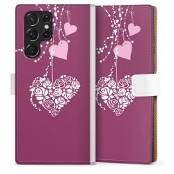 Sideflip Fodral med flap vit