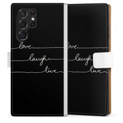 Sideflip Fodral med flap vit