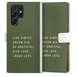 Sideflip Fodral med flap vit