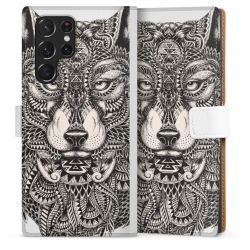 Sideflip Fodral med flap vit