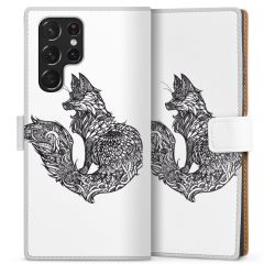 Sideflip Fodral med flap vit