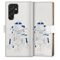 Sideflip Fodral med flap vit