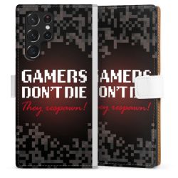 Sideflip Fodral med flap vit