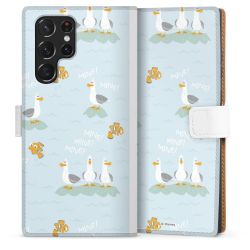 Sideflip Fodral med flap vit