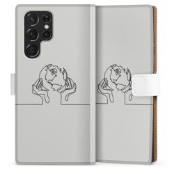 Sideflip Fodral med flap vit