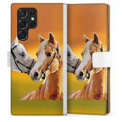 Sideflip Fodral med flap vit