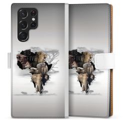 Sideflip Fodral med flap vit