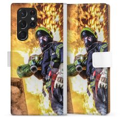 Sideflip Fodral med flap vit