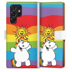 Sideflip mit Lasche weiß