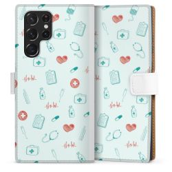 Sideflip Fodral med flap vit