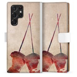 Sideflip Fodral med flap vit