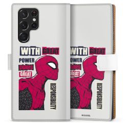 Sideflip Fodral med flap vit